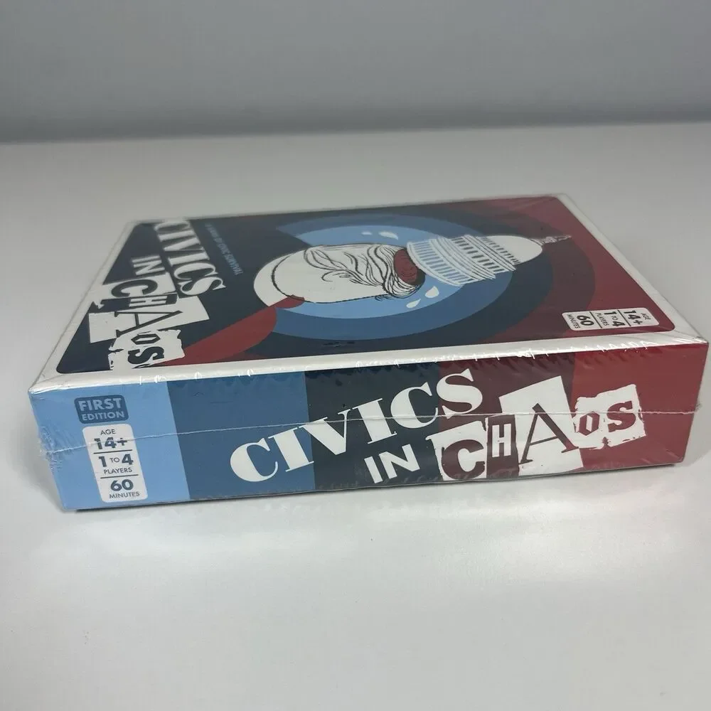 Civics In Chaos Game - BLAMO Kickstarter 2018 Politics Strategy Trump NEW Sealed